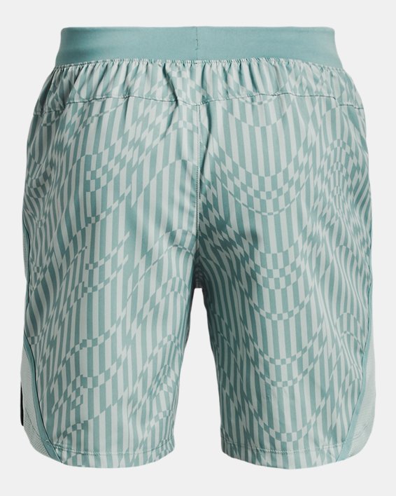 Men's UA Launch Run 7" Print Shorts, Green, pdpMainDesktop image number 7